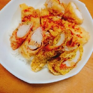 サラダフレークの天ぷら